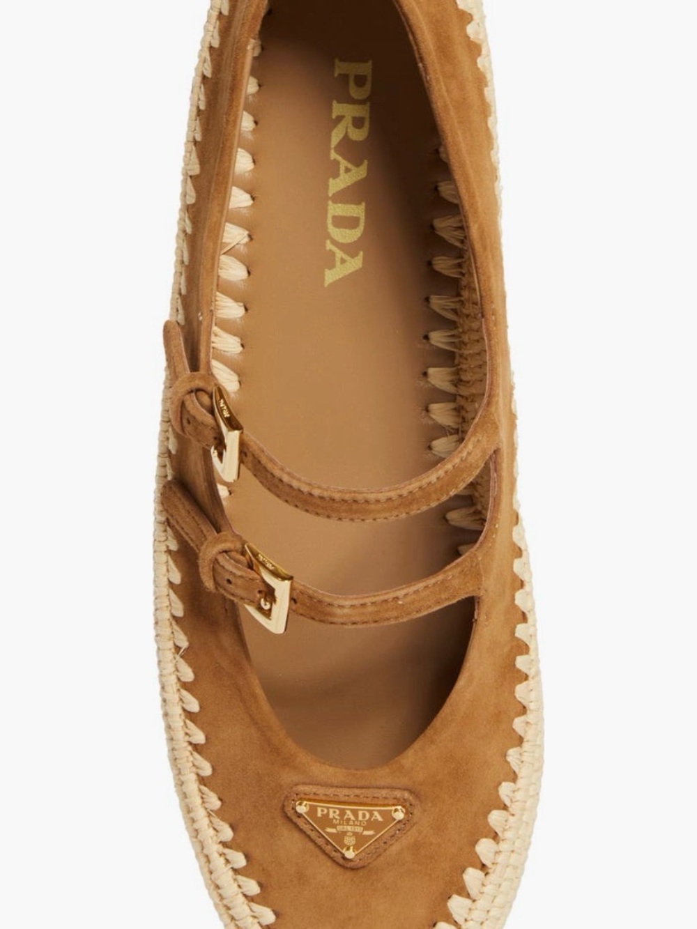 Prada Cannella Camoscio Leather Shoes in Light Blue Box - Picture 6 of 15